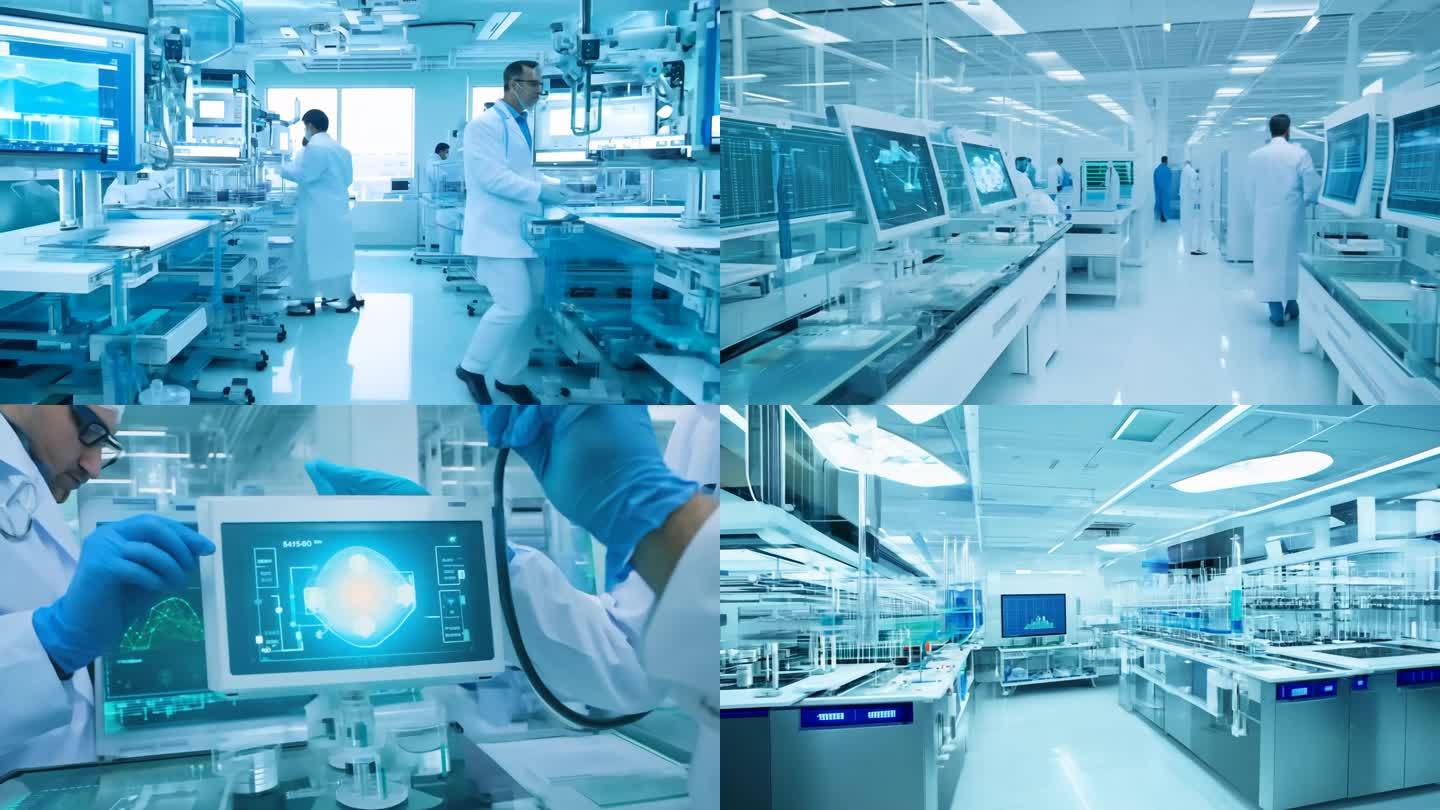 高科技實驗室醫(yī)藥藥物研發(fā)醫(yī)療藥業(yè)